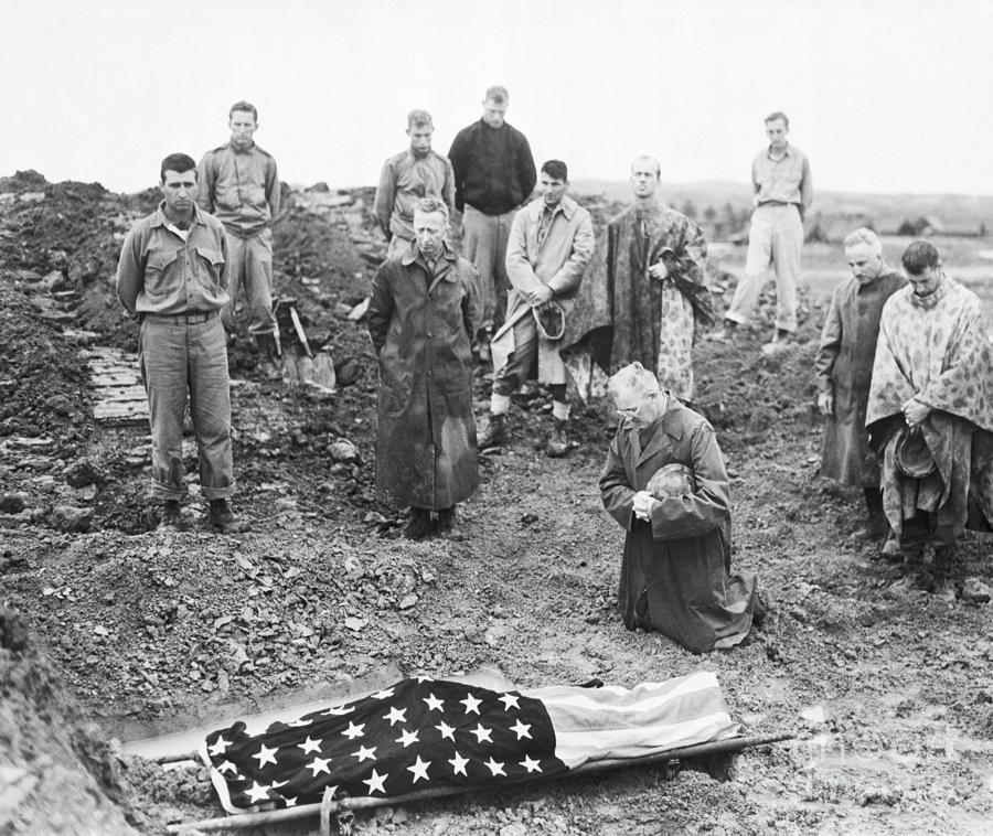 Marine Funeral In Okinawa Photograph by Bettmann