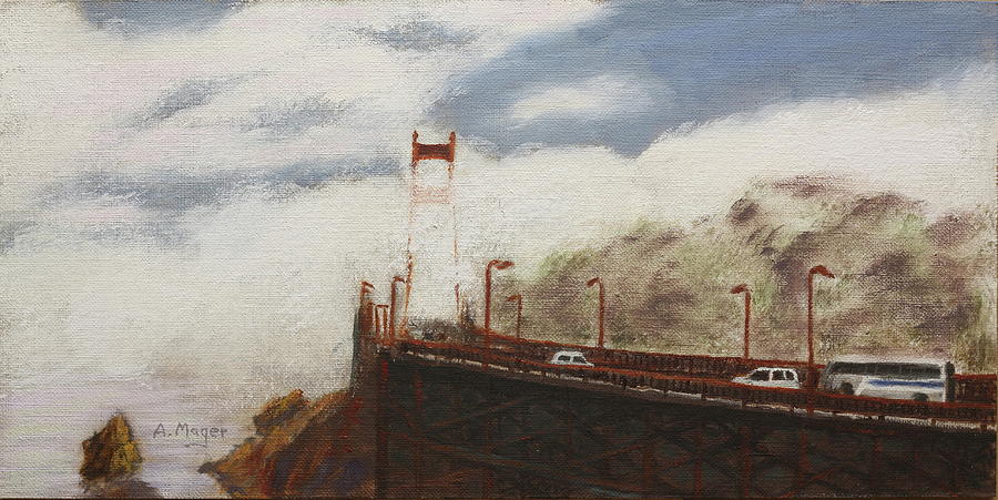 Marine Layer Painting by Alan Mager