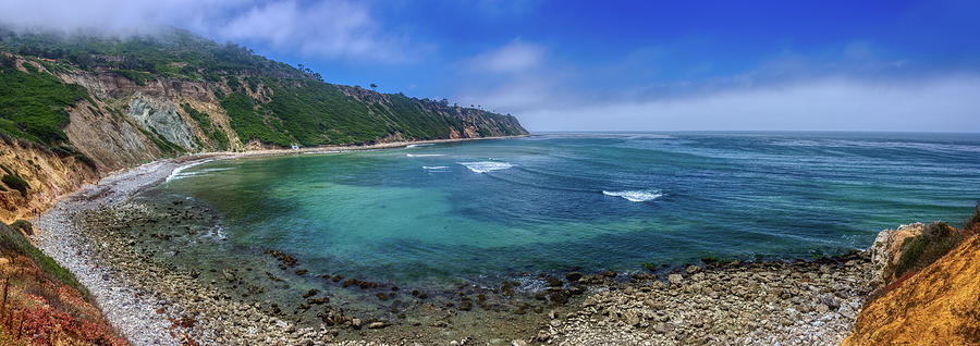 Marine Layer over Bluff Cove Panorama Photograph by Andy Konieczny