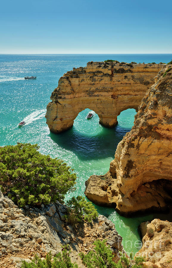 Marinha arches, Portugal Photograph by Mikehoward Photography