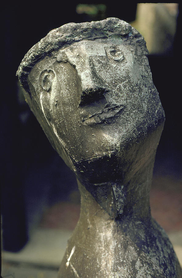 Joseph Photograph - Marino Marini Sculpture by Gjon Mili