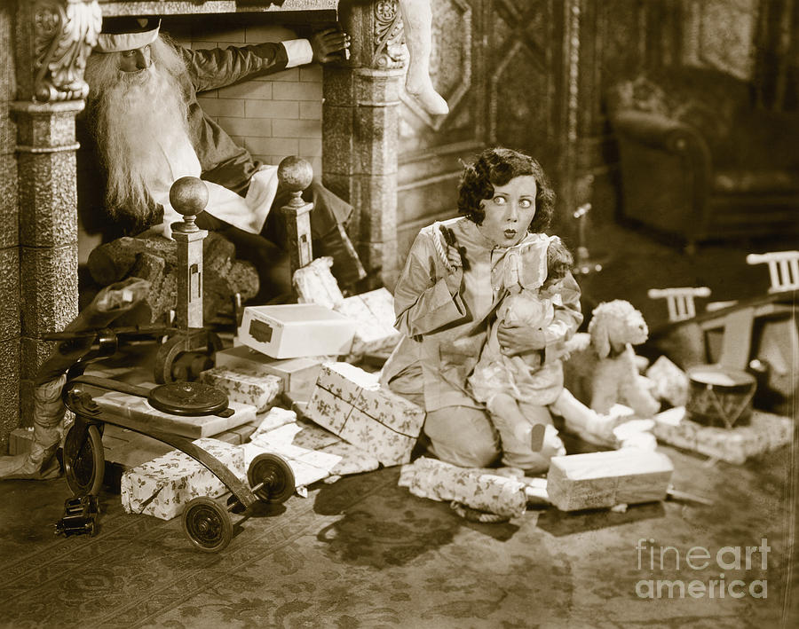 Marion Byron Waiting For Santa Claus Photograph by Bettmann Marion Byron Waiting For Santa Claus Photograph by Bettmann