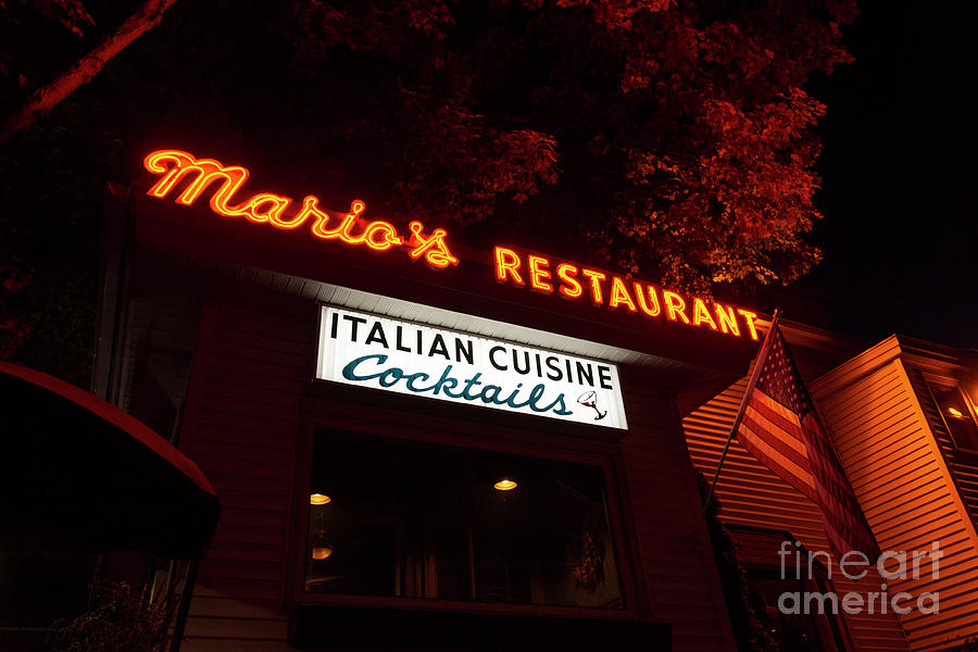 Marios Italian Cuisine Photograph by Lenore Locken