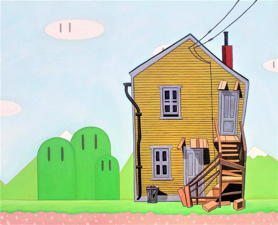 Mario's Traphouse Painting by Eric Weatherford