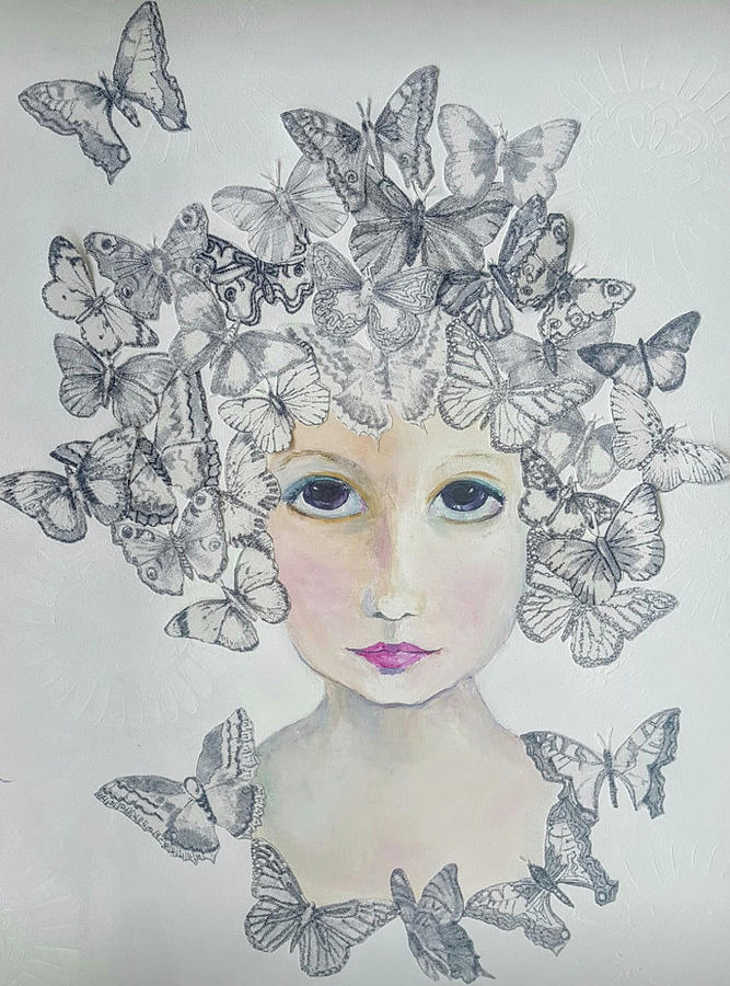 Butterfly Mixed Media - Mariposa 2 by Mar Hammel
