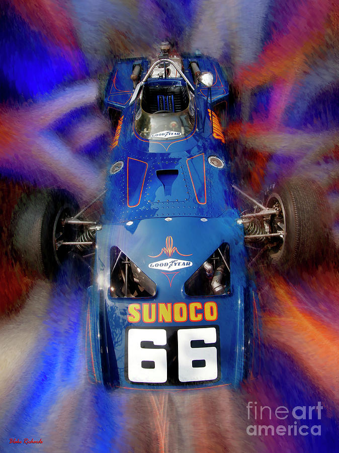 Mark Donohue 1970 Lola T153 Sunoco Special Photograph by Blake Richards
