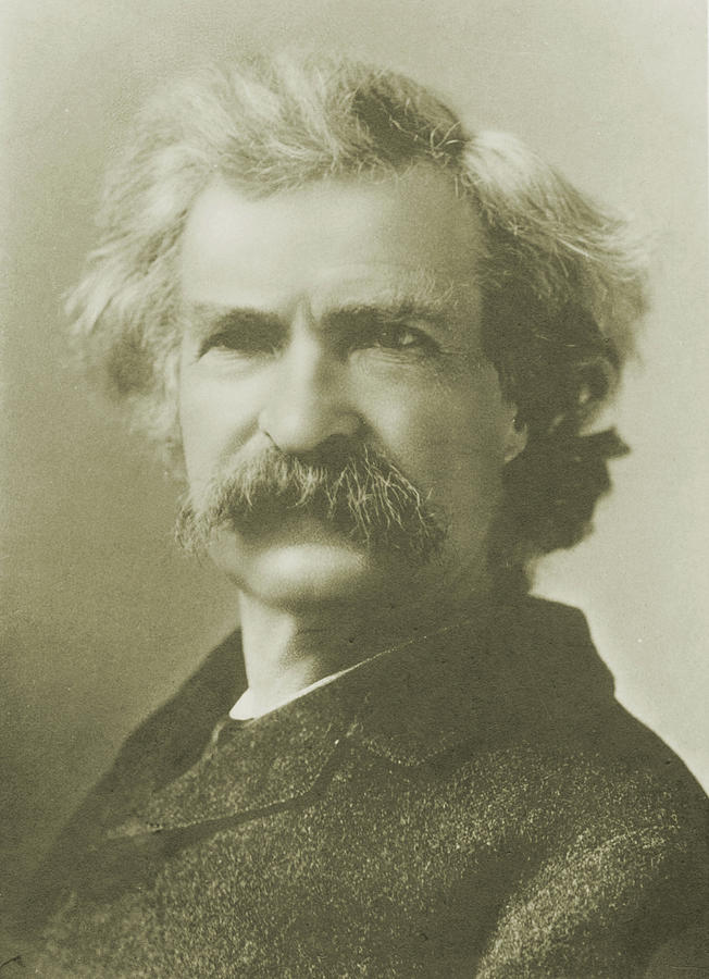Mark Twain  Portrait Photograph by American School