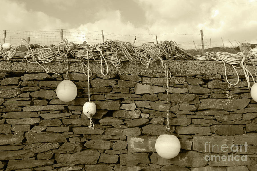 Marker Buoys Donegal Tint Photograph by Eddie Barron
