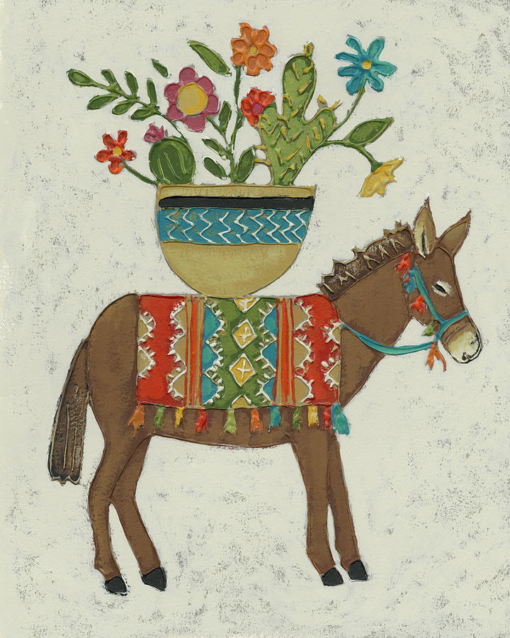 Horse Painting - Market Boro I by Chariklia Zarris