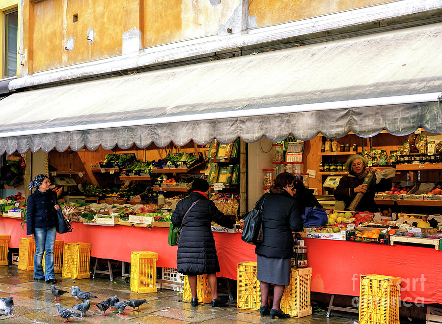 Market Day in Venice by John Rizzuto Market Day in Venice by John Rizzuto