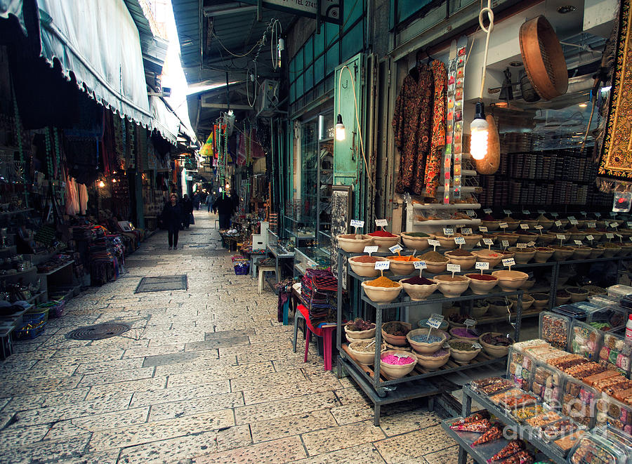 Market In Old City Of Jerusalem Photograph by Georgy Kuryatov - Pixels