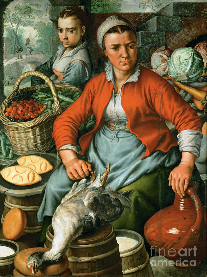 Market Woman Drawing by Heritage Images