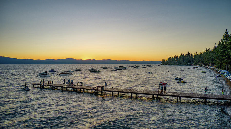 Marla Bay Sunset View Lake Tahoe Photograph by Anthony Giammarino