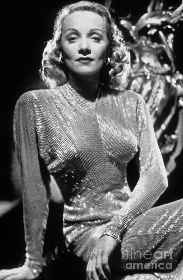 Marlene Dietrich, German Born American Actress And Singer Photograph by Unknown