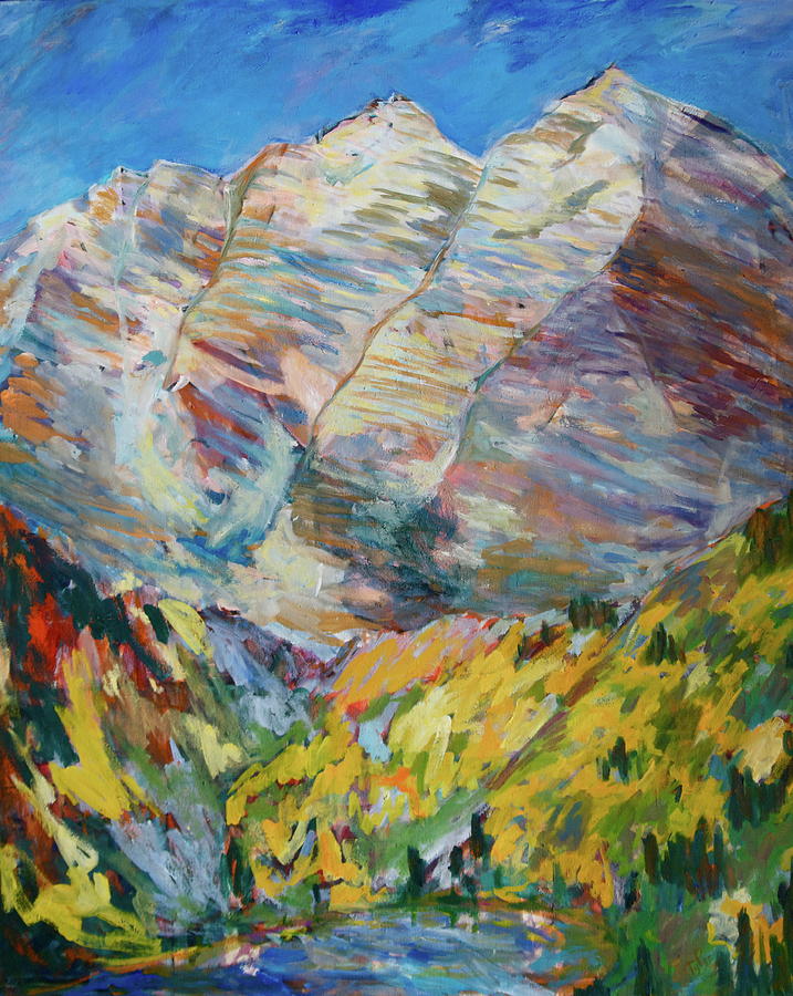 Maroon Bells Painting by Tyler Alpern | Fine Art America