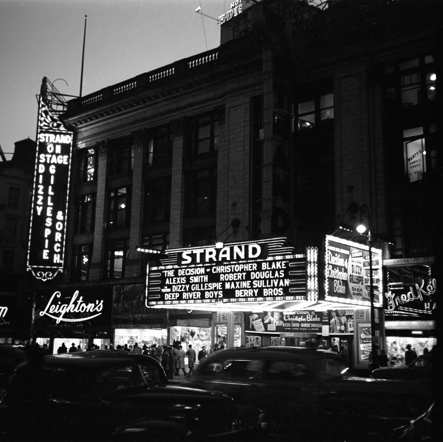 Marquee For Dizzy Gillespie At The Photograph by Donaldson Collection
