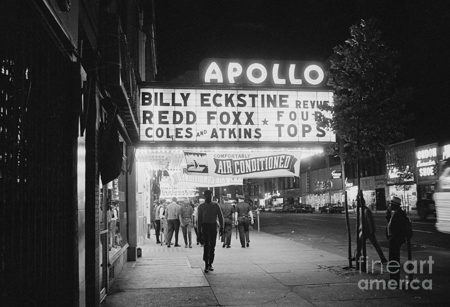 Architecture Photograph - Marquee On The Apollo Theater by Bettmann