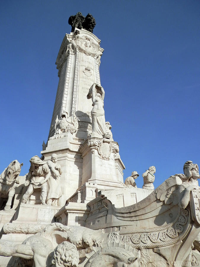 Marquis de Pombal Monument in Lisbon 1 Photograph by Pema Hou