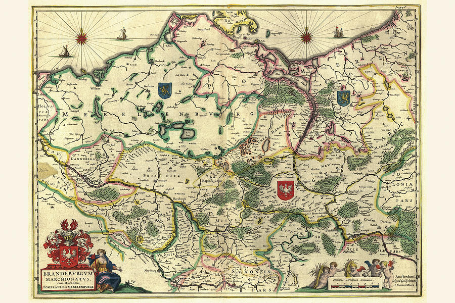 Marquisate of Brandenburg, with the Duchies of Pomerania and ...