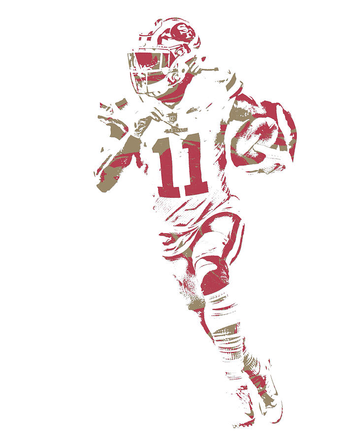 Marquise Goodwin, abstract art, wide receiver, NFL, San Francisco 49ers,  Goodwin, HD wallpaper