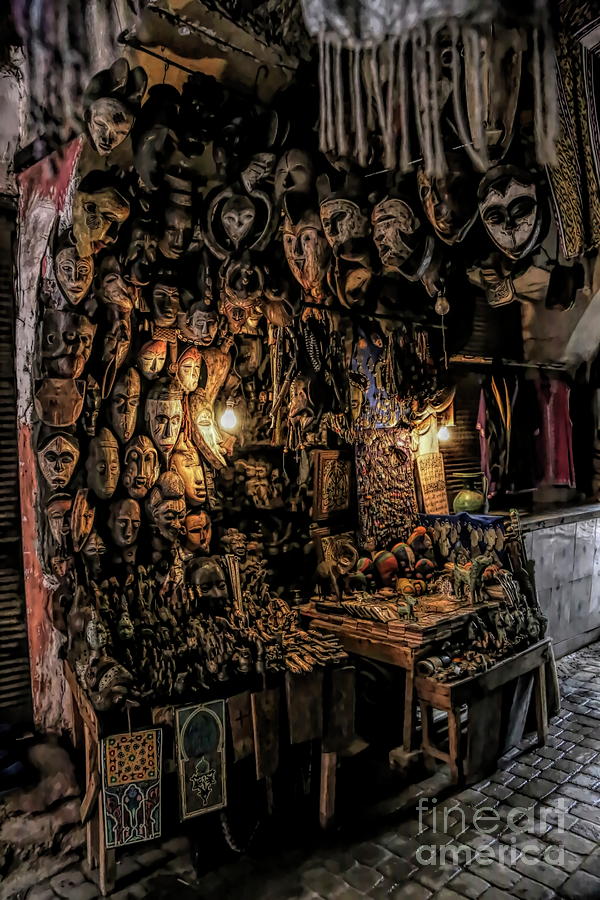 Marrakesh Strange Shop  Photograph by Chuck Kuhn