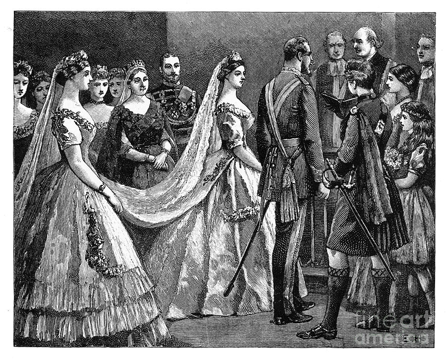 Marriage Of Princess Helena And Prince Drawing by Print Collector