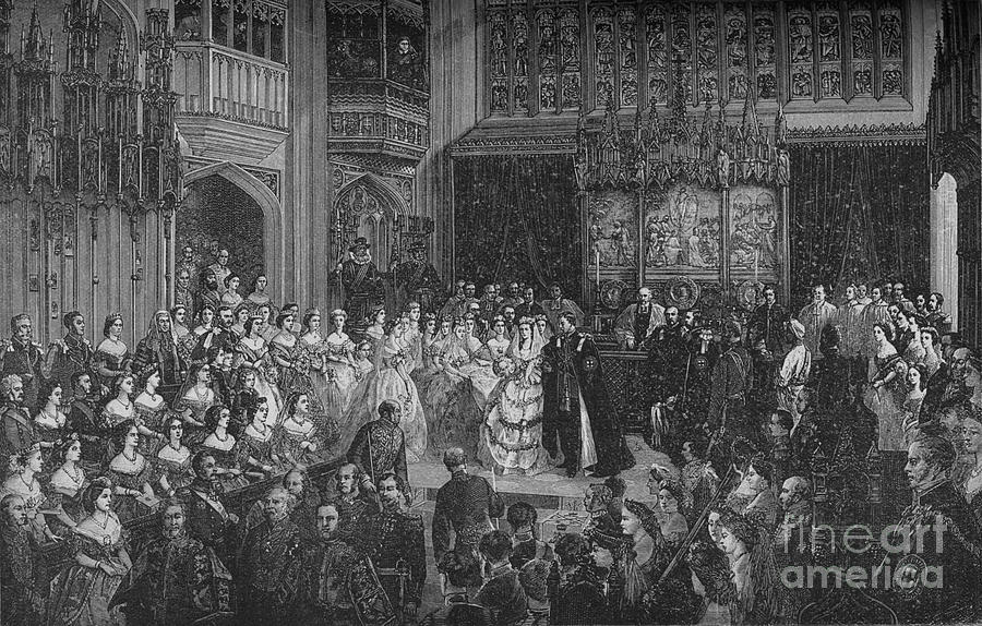 Marriage Of The Prince Of Wales, C1890 Drawing by Print Collector