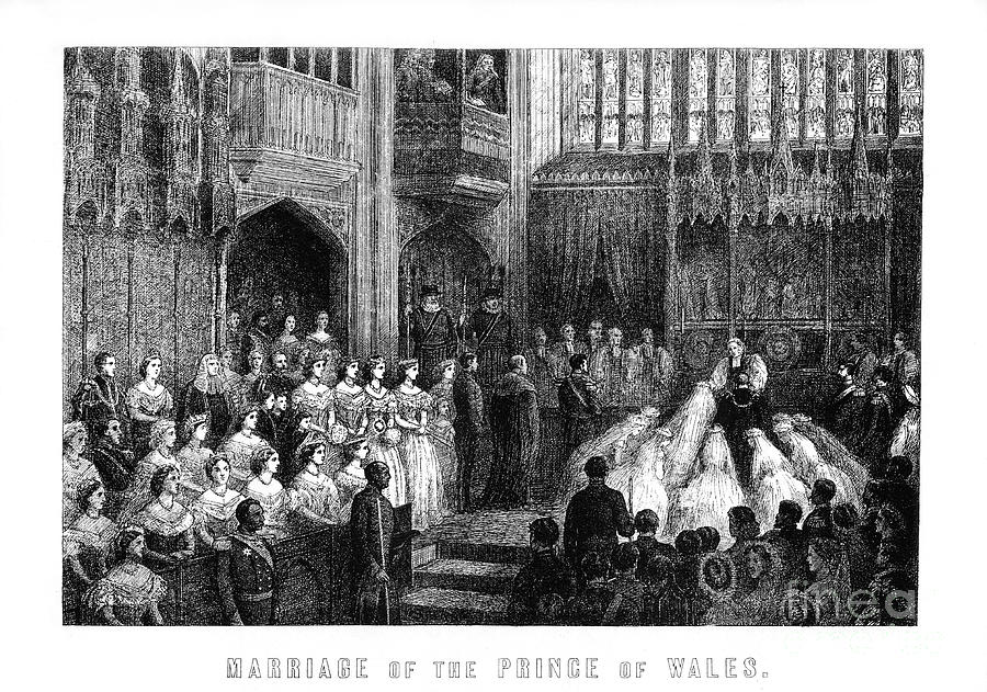 Marriage Of The Prince Of Wales, St Drawing by Print Collector