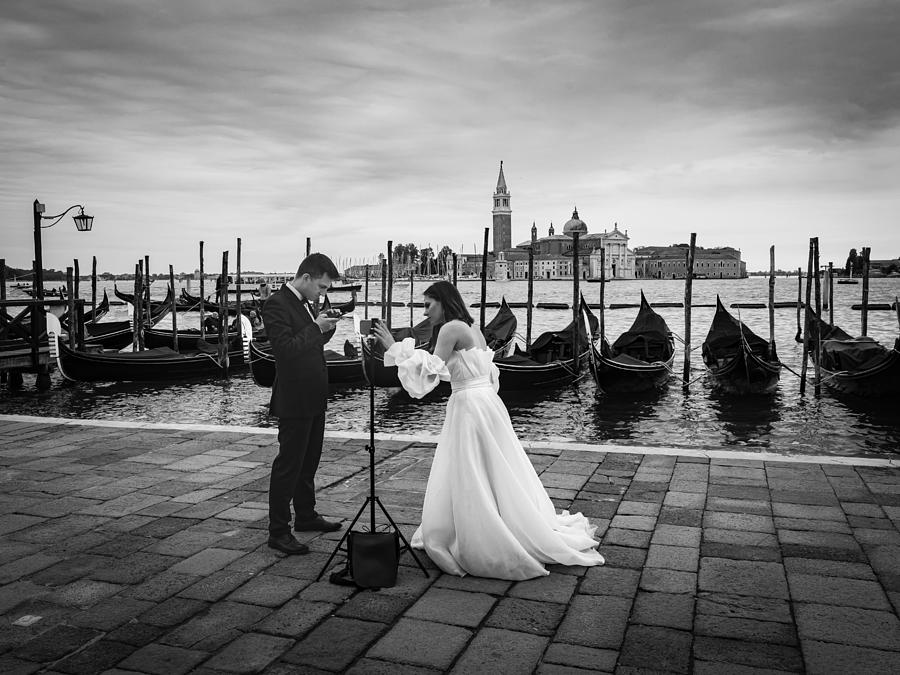 Married In Venice Photograph by Marnix Detollenaere - Fine Art America