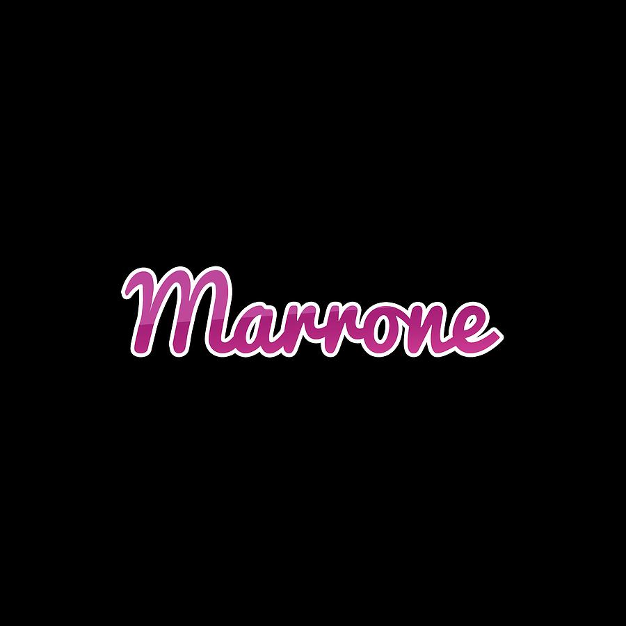 City Digital Art - Marrone #Marrone by Tinto Designs