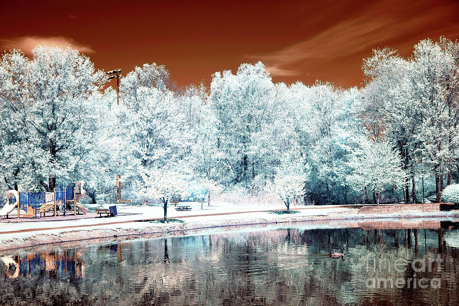 Mars at South River Infrared Photograph by John Rizzuto