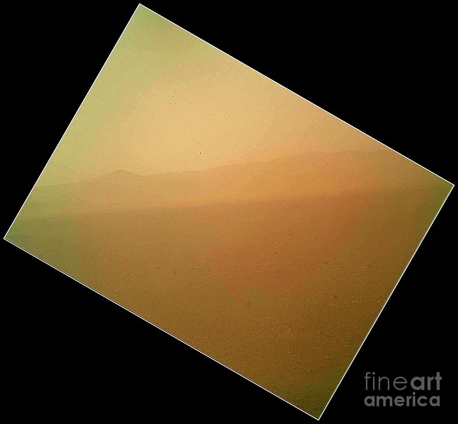 Mars From Curiosity Photograph by Nasa/science Photo Library