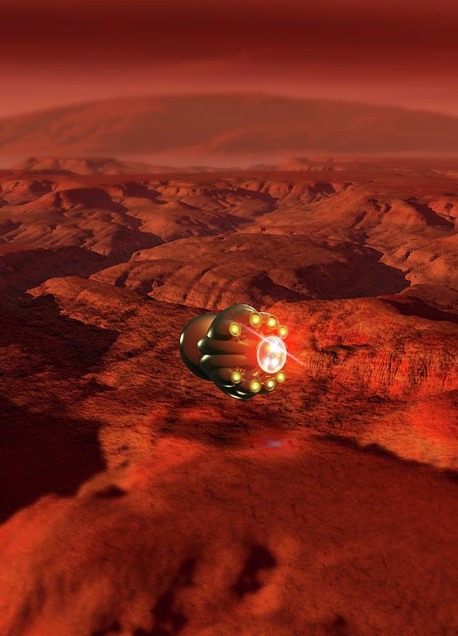 Mars Probe, Conceptual Artwork Digital Art by Victor Habbick Visions