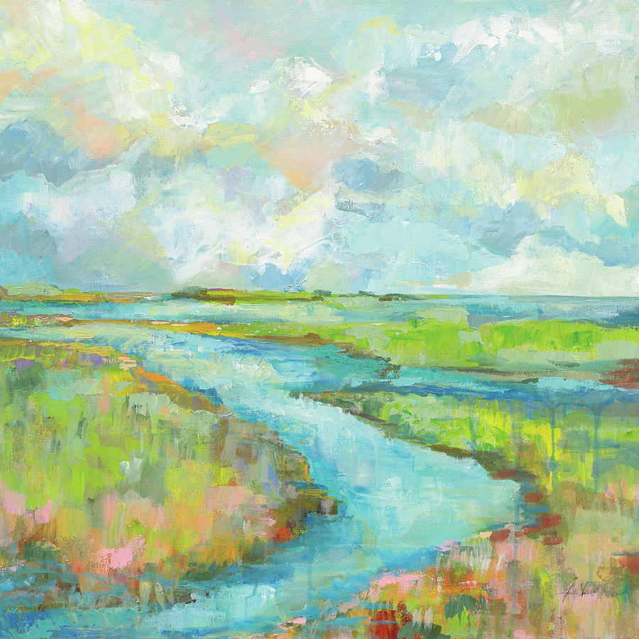 Marsh Painting by Jeanette Vertentes Marsh Painting by Jeanette Vertentes