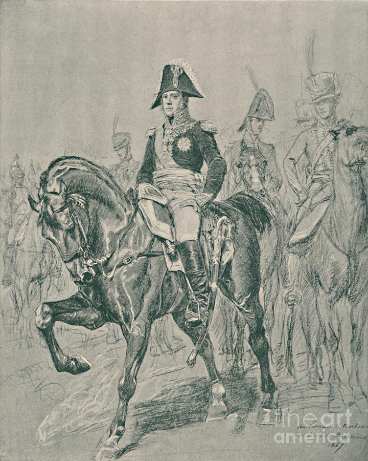 Marshal Michel Ney - Duke Of Elchingen Drawing by Print Collector