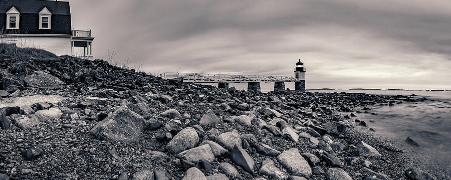 Marshall Point Monochrome Photograph by ProPeak Photography