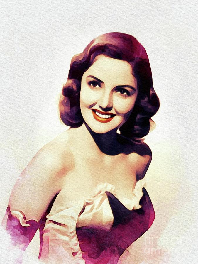 Martha Vickers, Vintage Actress and Pinup Painting by Esoterica Art ...
