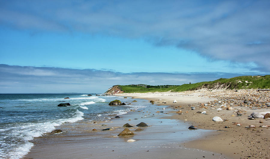 Beach Photograph - Marthas Vineyard Massachusetts - Aquinnah by Brendan Reals