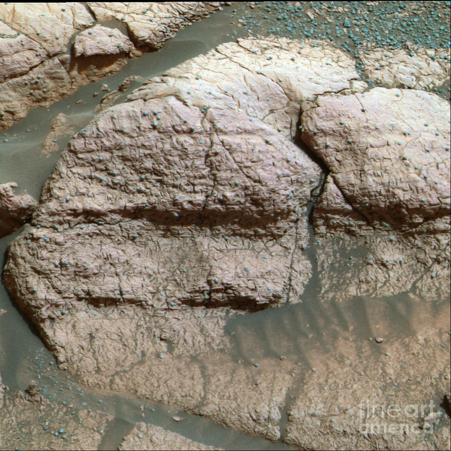 Martian Rock Surface Photograph by Nasa/jpl/cornell/science Photo Library
