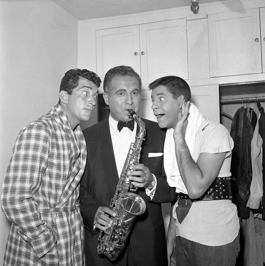 Martin And Lewis Backstage Photograph by Donaldson Collection