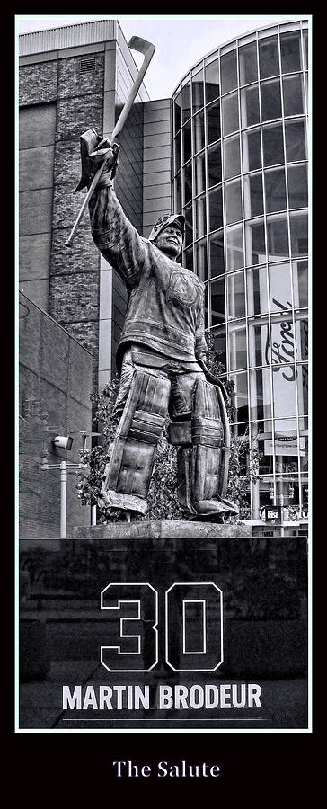 Martin Brodeur Statue - The Salute # 5 Photograph by Allen Beatty