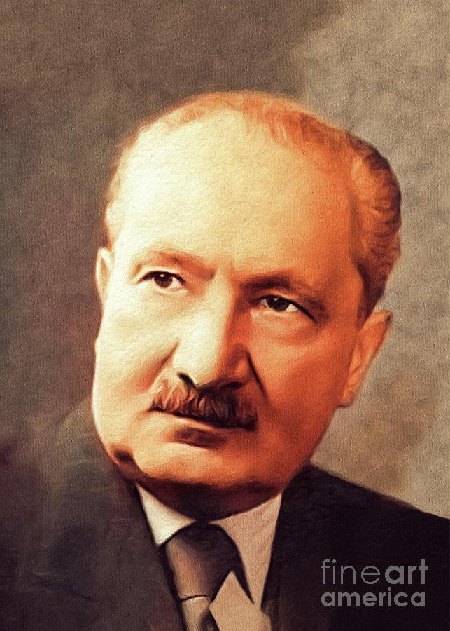 Martin Heidegger, Philosopher Painting