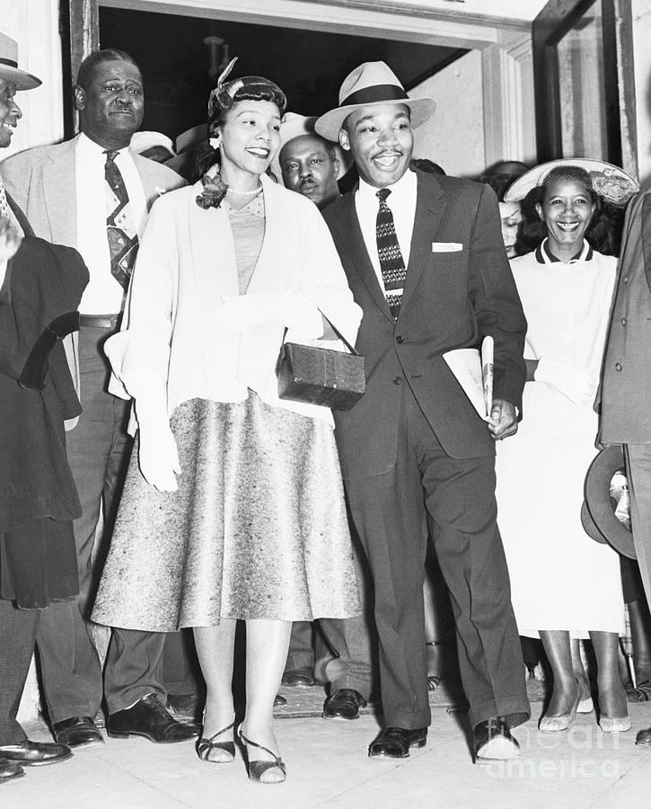 Martin Luther King Jr. And Coretta Photograph by Bettmann