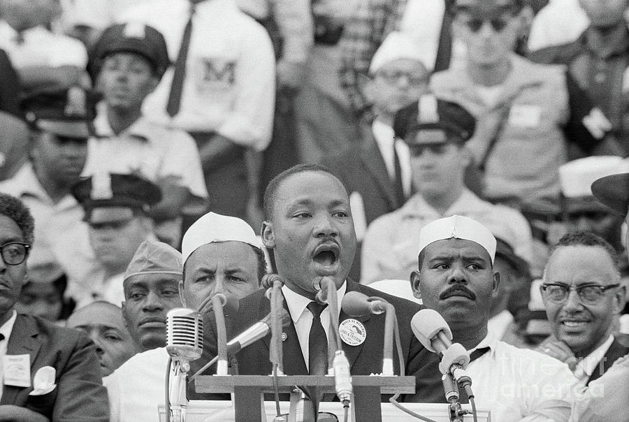Martin Luther King, Jr. Delivering Photograph by Bettmann
