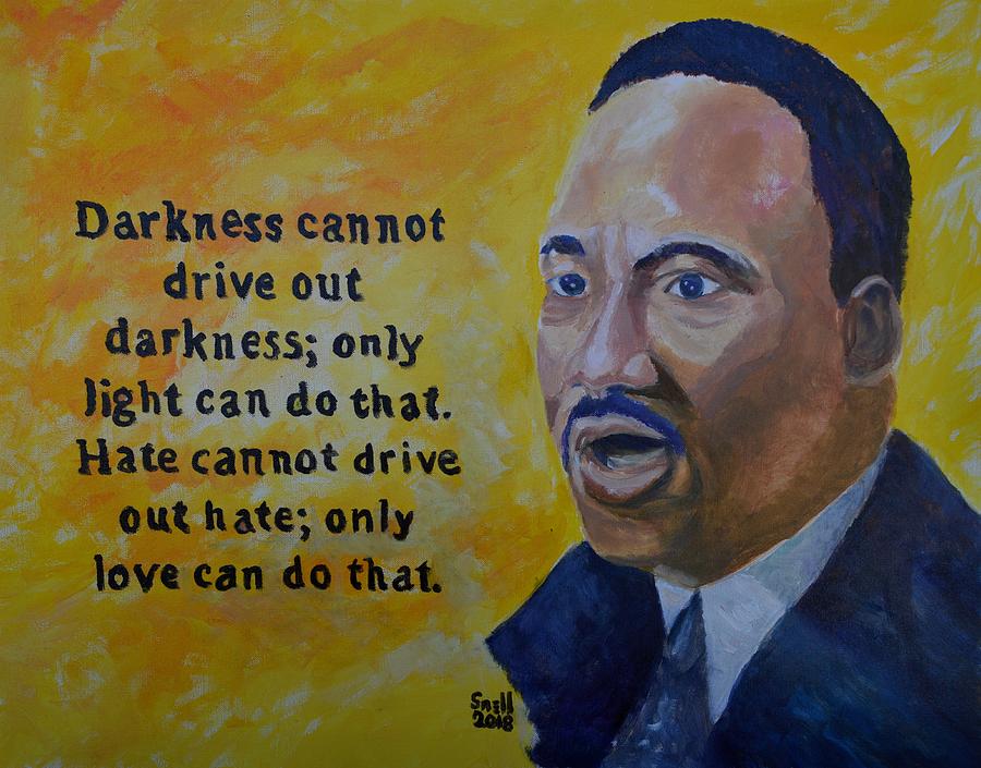 Oil Painting - Martin Luther King Jr. by Roger Snell Oil Painting - Martin Luther King Jr. by Roger Snell