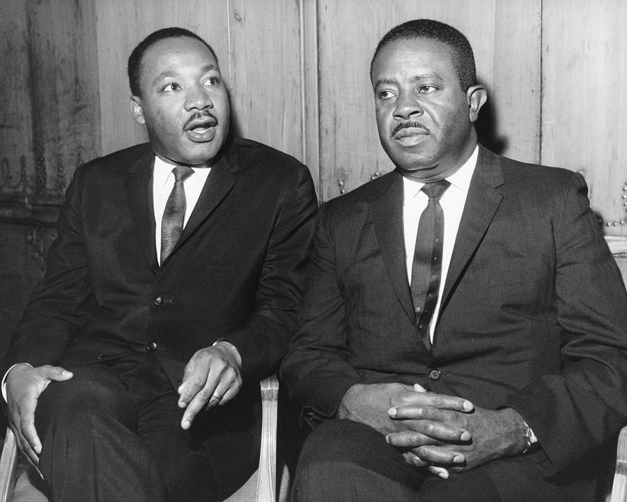 Martin Luther King Jr. Sitting With Legs Crossed Photograph by Globe ...