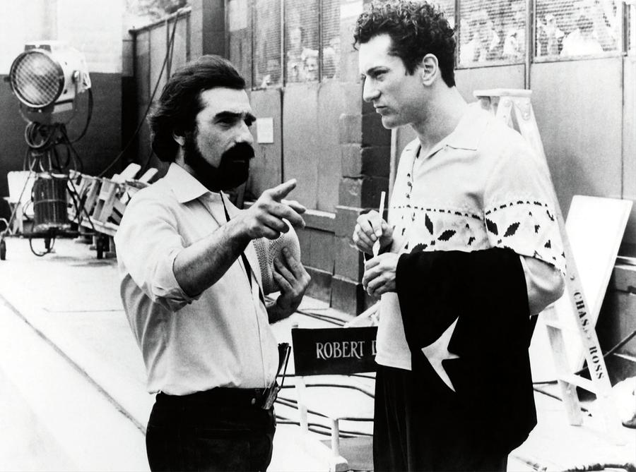 MARTIN SCORSESE and ROBERT DE NIRO in RAGING BULL -1980-. Photograph by Album