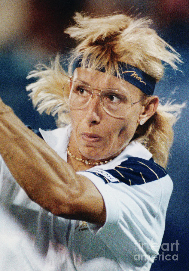 Martina Navratilova In 1990 U.s. Open Photograph by Bettmann
