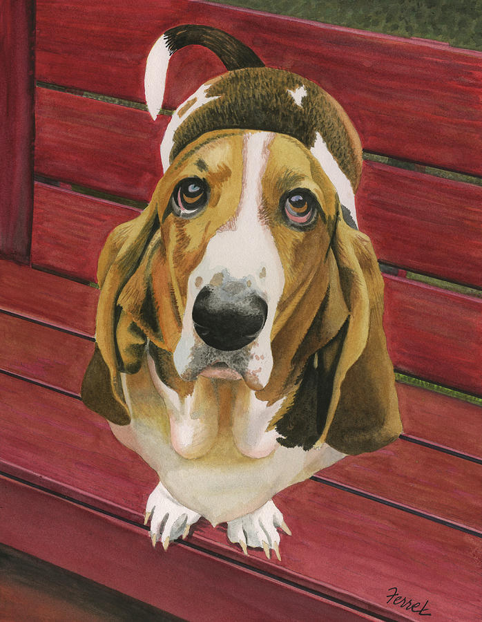 Dog Painting - Marty by Ferrel Cordle