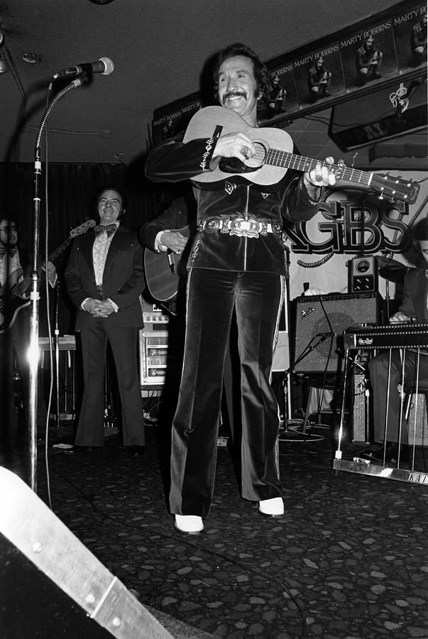 Marty Robbins Live Photograph by Michael Ochs Archives